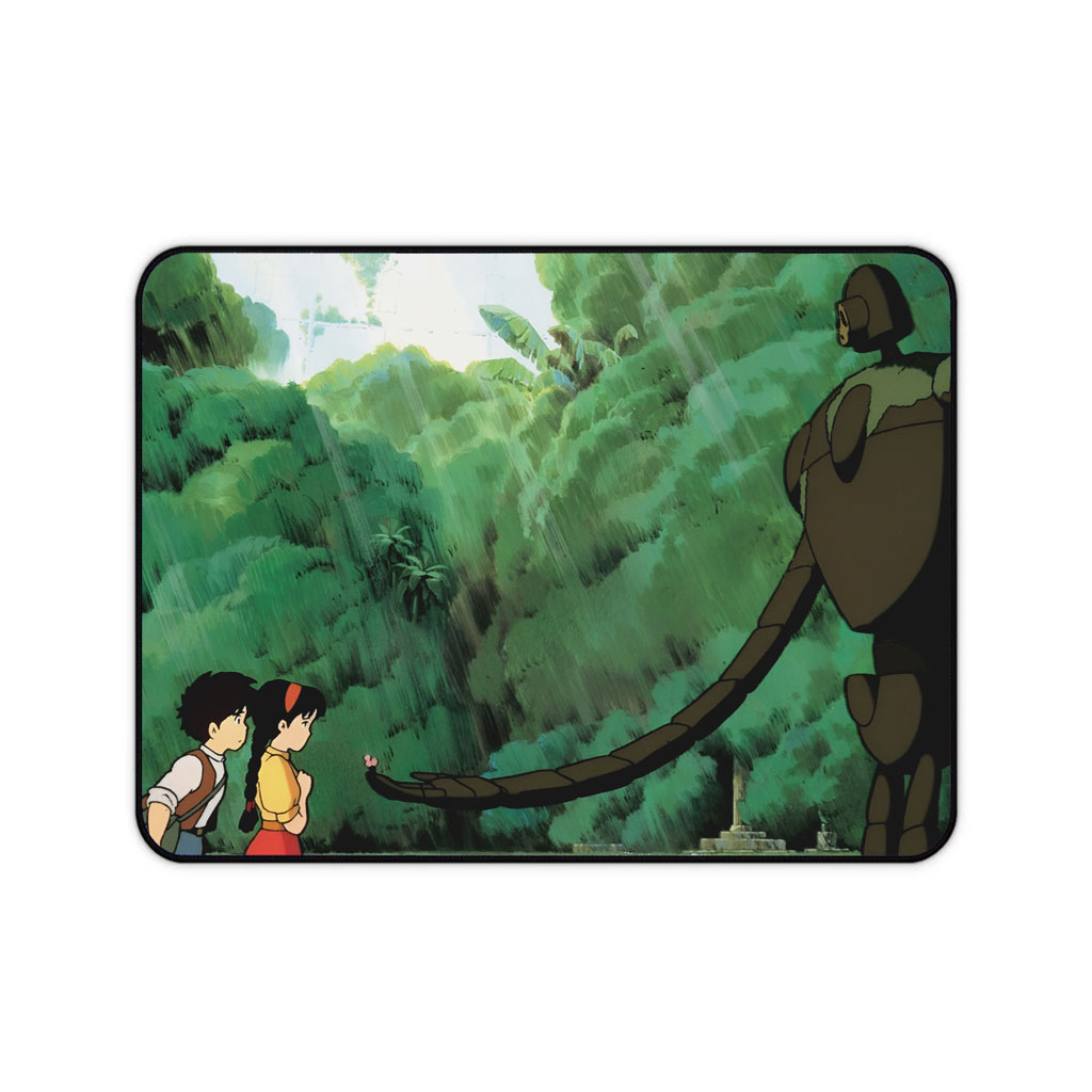 Castle in the Sky Robot Guardian Garden XL Desk Mat 2 Castle in the Sky Robot Guardian Garden XL Desk Mat - Image 2