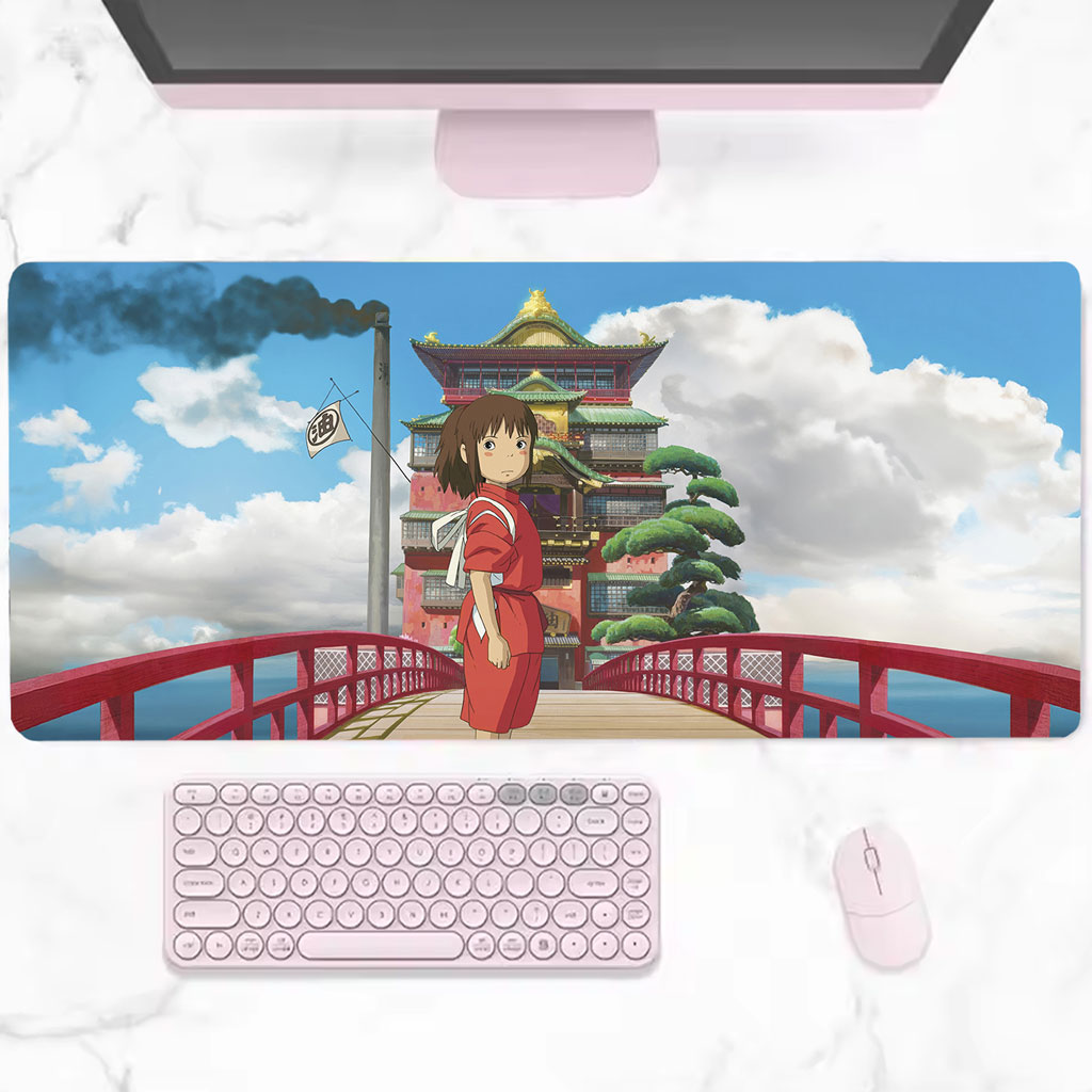 Spirited Away Chihiro Red Bridge Extended Mouse Mat 5 Spirited Away Chihiro Red Bridge Extended Mouse Mat - Image 5