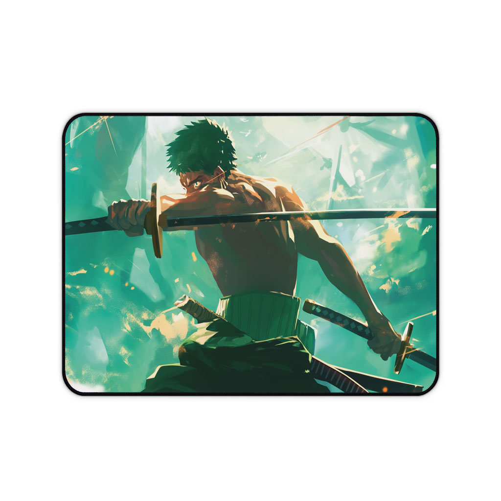 Zoro Three Swords Style Battle Desk Mat Anime for Sale 3 Zoro Three Swords Style Battle Desk Mat Anime for Sale - Image 3