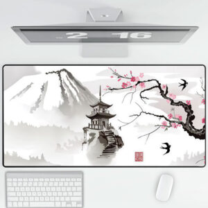 Neko Mouse Pads 3 Japanese Mount Fuji Sakura Ink Desk Mouse Pad