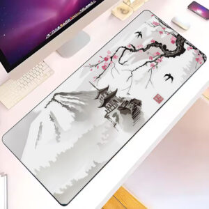 Japanese Mount Fuji Sakura Ink Desk Mouse Pad 6